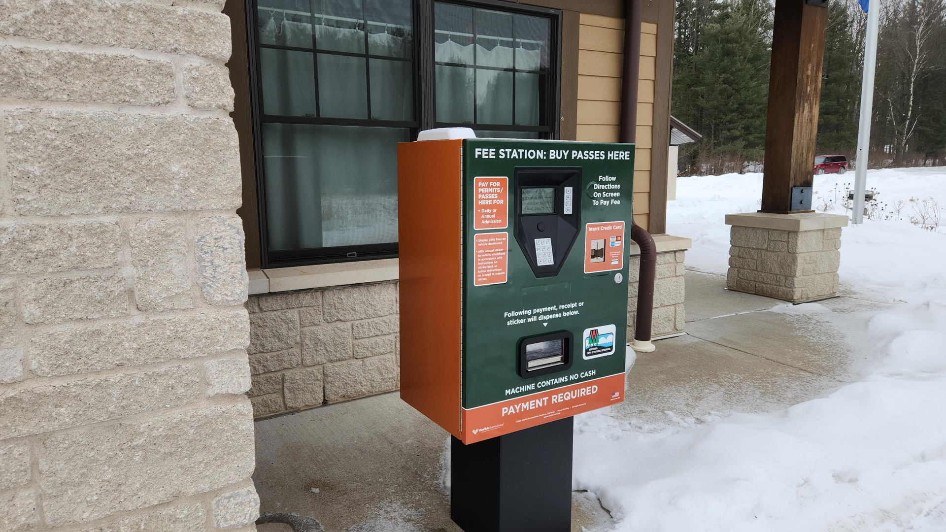 Electronic Pay Station Installed